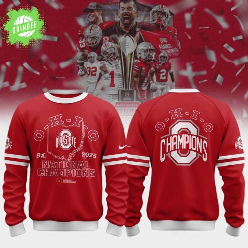 Ohio State Buckeyes Nike College Football Playoff 2024 National Champions Limited Edition Red Sweatshirt