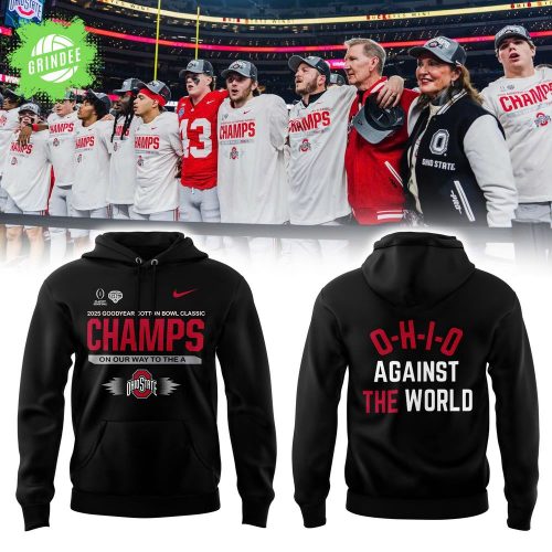 Ohio State Cotton Bowl Champs 2025 Black Club Fleece Hoodie – College Gear