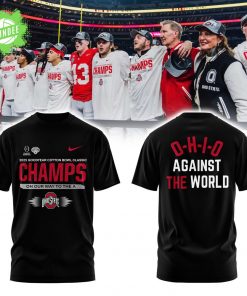 Ohio State Cotton Bowl Champs 2025 Black T-Shirt – Official College Apparel