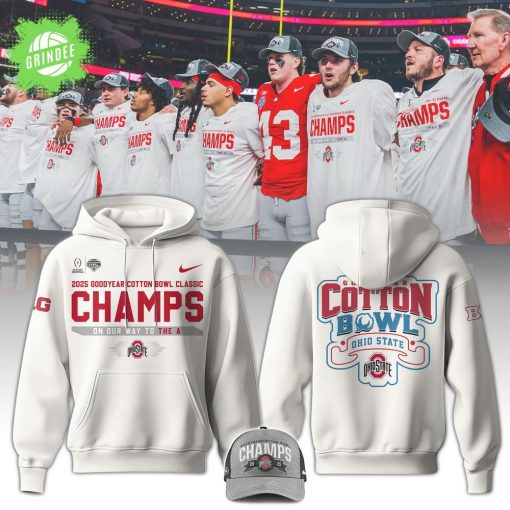 Ohio State Football Cotton Bowl Champions Unisex Hoodie – Official 2025