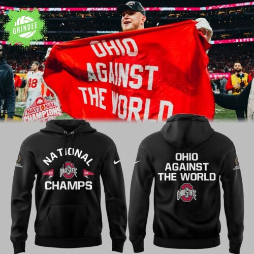 Ohio State Football “Ohio Against The World” Limited Edition Black Hoodie