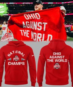 Ohio State Football “Ohio Against The World” Limited Edition Red Hoodie