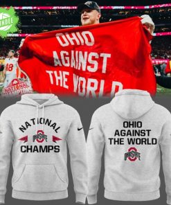 Ohio State Football “Ohio Against The World” Limited Edition White Hoodie