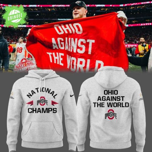 Ohio State Football “Ohio Against The World” Limited Edition White Hoodie