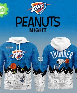 Oklahoma City Thunder 75th Anniversary of Peanuts Limited Edition Hoodie