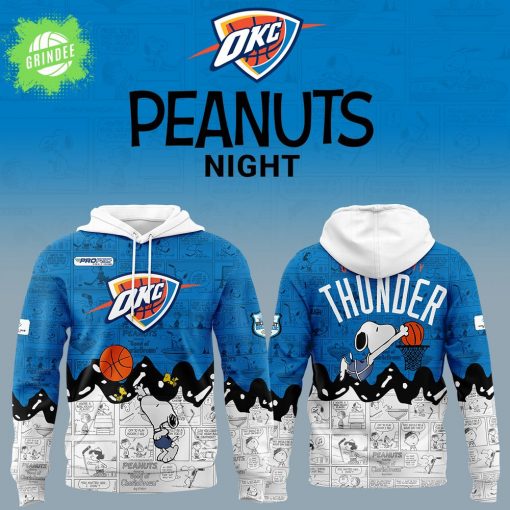 Oklahoma City Thunder 75th Anniversary of Peanuts Limited Edition Hoodie
