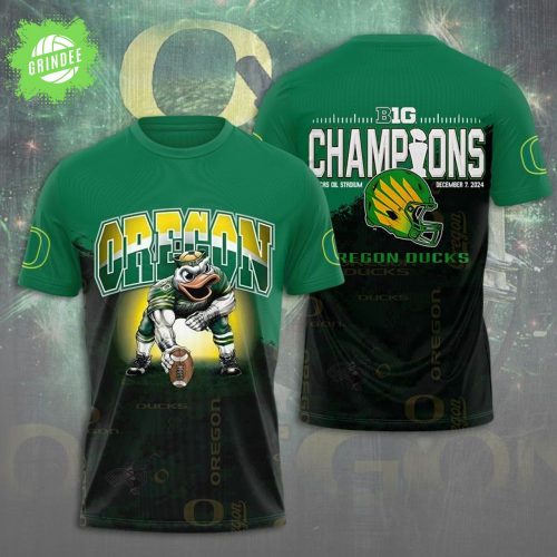 Oregon Ducks Football 3D Graphic Limited Edition T-shirt