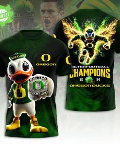 Oregon Ducks Football 3D T-Shirt – College Sports Apparel