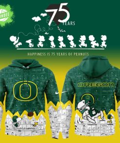 Oregon Football 75th Anniversary of Peanuts Limited Edition Hoodie