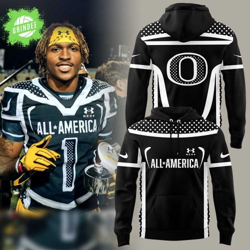 Oregon Football Dakorien Moore 2025 All-America Game Hoodie Limited Edition