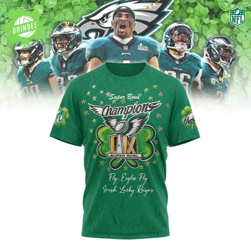 Philadelphia Eagles Super Bowl 3D T-shirt Limited Edition