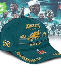 Philadelphia Eagles Super Bowl LIX Champions Limited Edition Cap for Fans