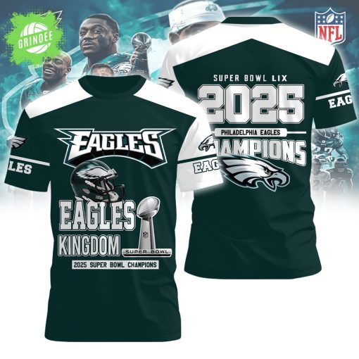 Philadelphia Eagles Super Bowl LIX Champions T-shirt Limited Edition