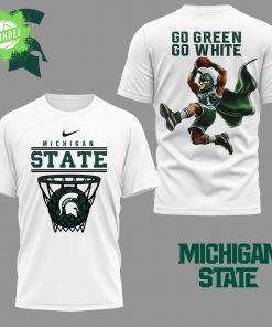 Premium Michigan State Go Green Go White 3D Shirt – Spartan Spirit