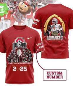 Premium Ohio State National Champion 2025 3D Shirt – Atlanta Edition