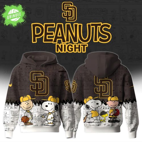 San Diego Padres MLB x 75th Anniversary of Peanuts Limited Edition Hoodie 2025