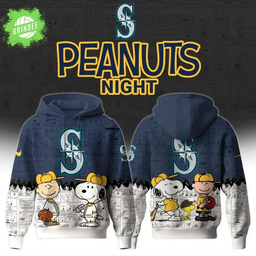 Seattle Mariners MLB x 75th Anniversary of Peanuts Limited Edition Hoodie 2025