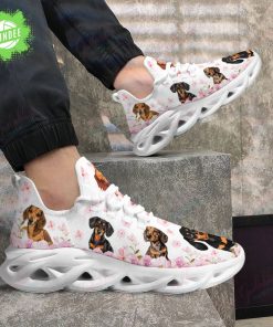 Soul Shoes Dachshund High Top Sneakers – Lightweight & Breathable