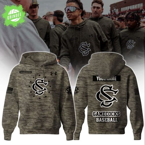 South Carolina Gamecocks NCAA Baseball x Salute to Service Hoodie Limited Edition