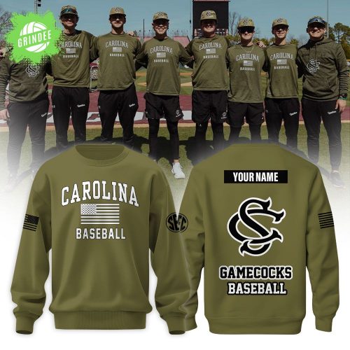 South Carolina Gamecocks NCAA Baseball x Salute to Service Sweatshirt Limited Edition 2025