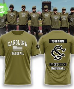 South Carolina Gamecocks NCAA Baseball x Salute to Service T-shirt Limited Edition 2025