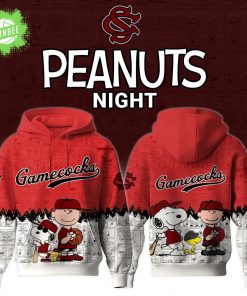 South Carolina Gamecocks x Peanuts Night Hoodie “Celebrating the 75th Anniversary of Peanuts” Limited Edition