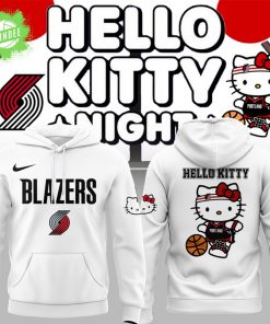 Special Edition 2025 Portland Trail Blazers x Hello Kitty Hoodie Limited Edition