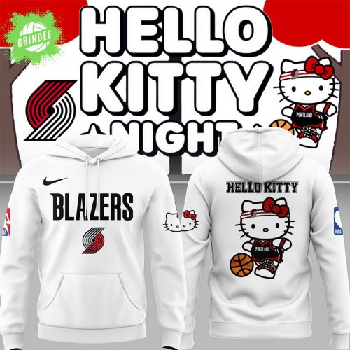 Special Edition 2025 Portland Trail Blazers x Hello Kitty Hoodie Limited Edition