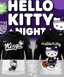 Special Edition Sacramento Kings x Hello Kitty Hoodie 2025 Limited Edition