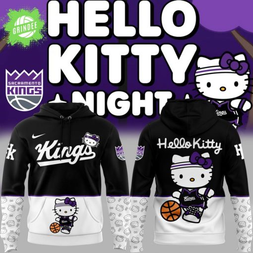 Special Edition Sacramento Kings x Hello Kitty Hoodie 2025 Limited Edition