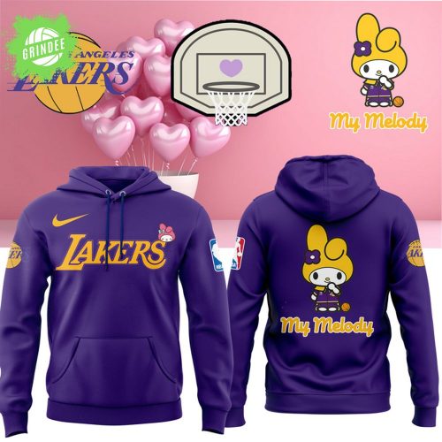 Special New Los Angeles Lakers x My Melody Hoodie 2025 Limited Edition