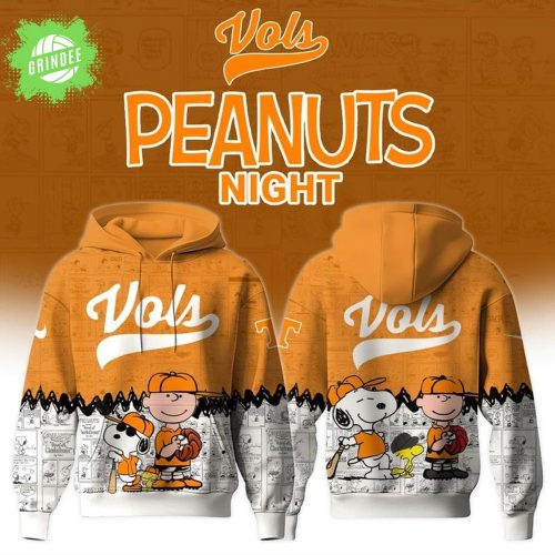 Tennessee Volunteers Baseball x Peanuts Night Hoodie Limited Edition