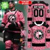 Cyclone Fight Cancer Night Jersey Reveal Limited Edition Custom Name and Number NHL Jersey