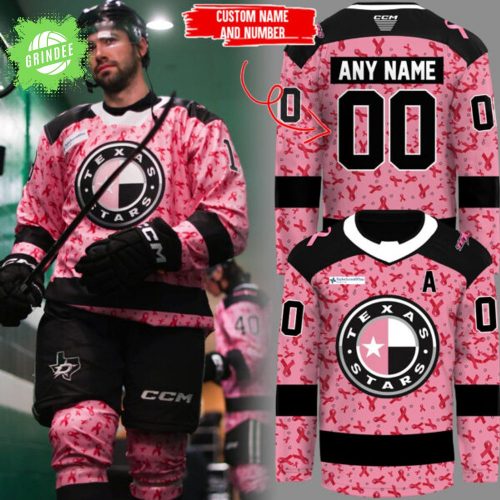 Texas Stars ECHL 2025 Limited Fight Cancer Custom Jersey