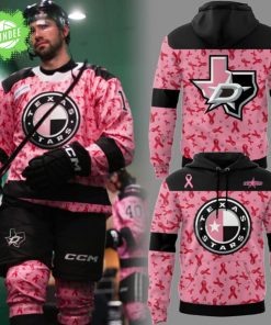 Texas Stars ECHL 2025 Limited Fight Cancer Hoodie