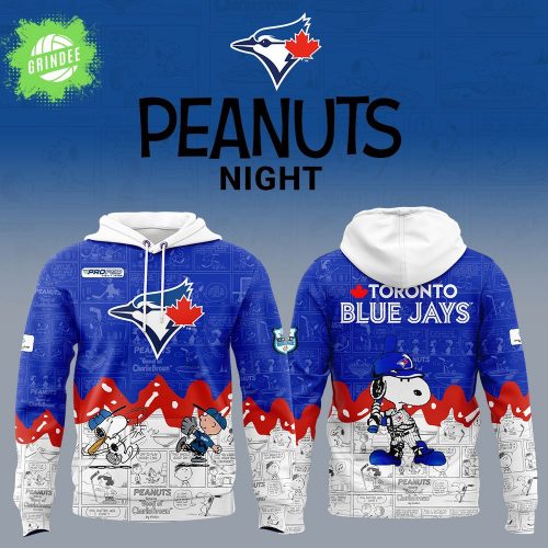 Toronto Blue Jays 75th Anniversary of Peanuts Limited Edition Hoodie 2025