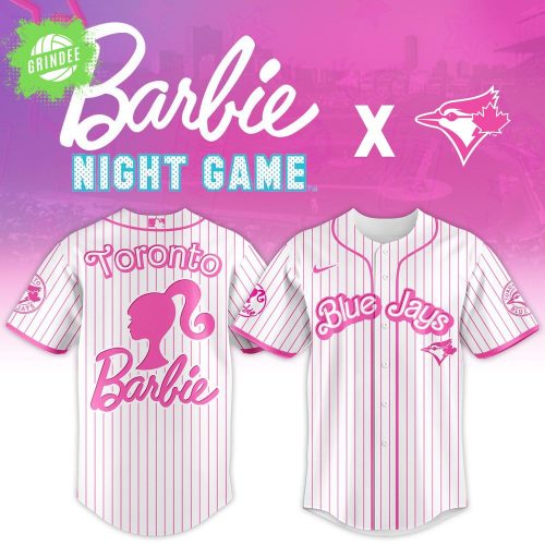 Toronto Blue Jays MLB x Barbie Night Game Limited Edition Baseball Jersey 2025