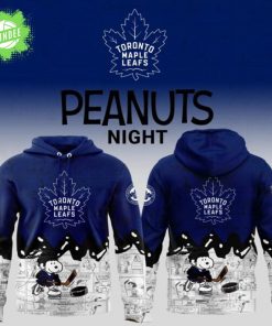 Toronto Maple Leafs Peanuts Night Hoodie Limited Edition