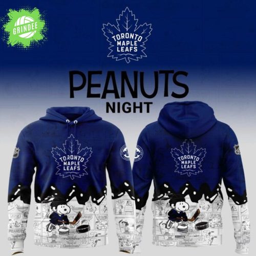 Toronto Maple Leafs Peanuts Night Hoodie Limited Edition