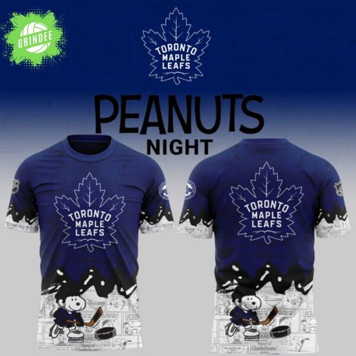 Toronto Maple Leafs Peanuts Night T-shirt Limited Edition