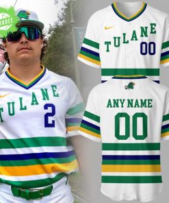 Tulane Baseball 2025 Limited Edition “Mardi Gras 2025” Custom Baseball Jersey