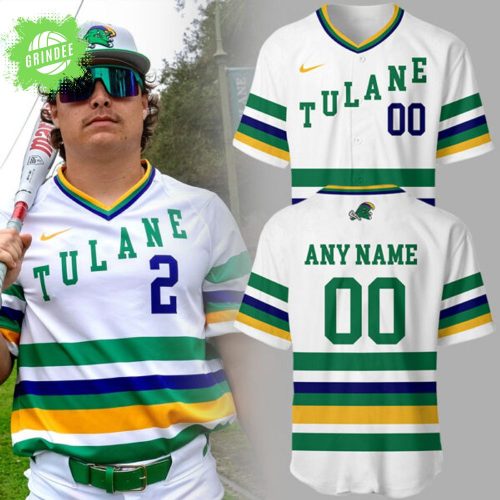 Tulane Baseball 2025 Limited Edition “Mardi Gras 2025” Custom Baseball Jersey