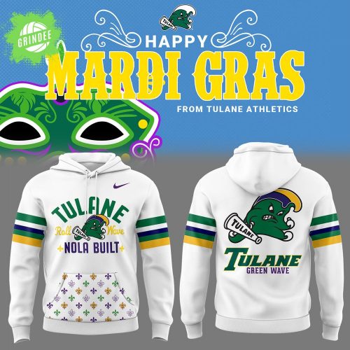 Tulane Baseball 2025 Limited Edition “Mardi Gras 2025” Limited Design Hoodie