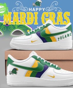Tulane Baseball Limited Edition “Mardi Gras 2025” AF1 Shoes