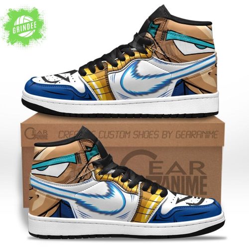 Vegeta Blue AJ1 Sneakers Custom Limited Edition