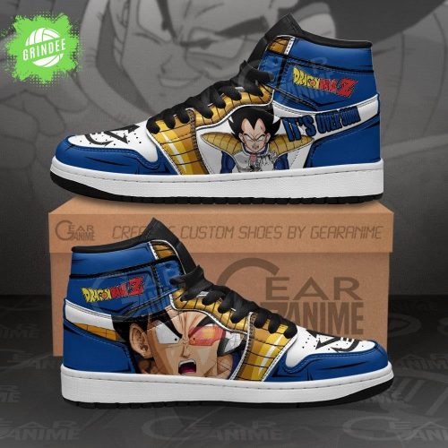 Vegeta Over 9000 J1s Sneakers Anime Limited Edition