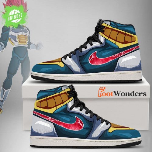 Vegeta Super Saiyan God Dragon Ball AJ1 Shoes Limited Edition