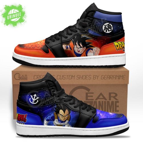 Vegeta and Goku AJ1 Sneakers Anime Limited Edition