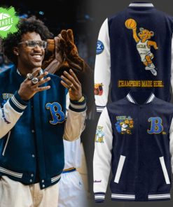 Welcome Back Home UCLA Champions Made Here Limited Edition Bomber Jacket