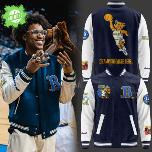 Welcome Back Home UCLA Champions Made Here Limited Edition Bomber Jacket